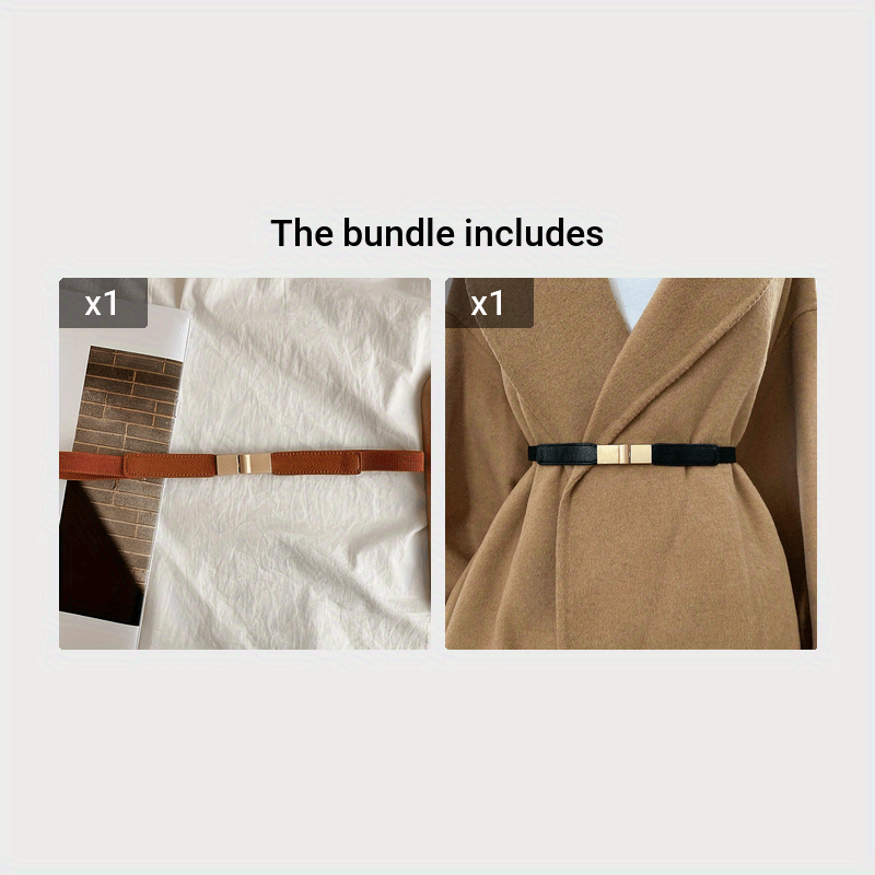 Elastic Waist Cincher Belt - Stylish Black & Golden Design, Versatile Corset for Dresses & Coats, Perfect for Casual & Formal Occasions, Everyday Fashion Accessory|Vintage Style Belt|Elastic Cincher Belt -