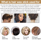 Tame your locks and rock your look with this trusty hair styling wax! -