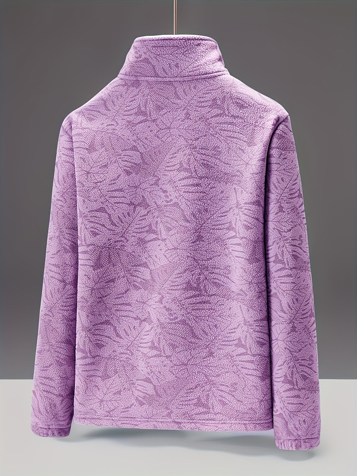 Women's Autumn and Winter Fleece Jacket, Stand Collar Cardigan, Thick Insulated Mink Fleece Outdoor Jacket Sweatshirt, Cold Weather Jacket, Outdoor Wear, Cozy Winter Top, Fleece Cardigan, Women's Cardigan, Long Sleeve Top, Ca -
