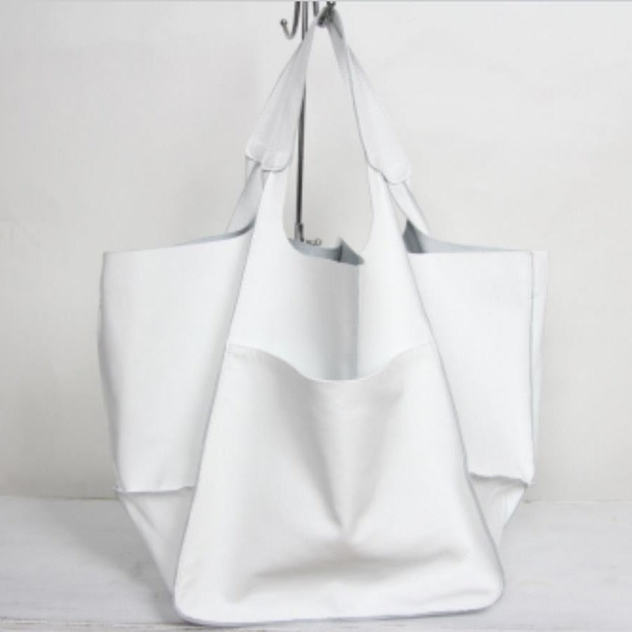 Large Capacity Retro PU Tote Bag For Women - Spacious & Stylish Handbag With Handy Front Pocket For Work, Travel & Everyday Chic -