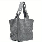 Large Capacity Retro PU Tote Bag For Women - Spacious & Stylish Handbag With Handy Front Pocket For Work, Travel & Everyday Chic -