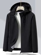 Women's Autumn and Winter Outdoor Sports Casual Warm Fleece Lined Windproof Stand Collar Jacket -