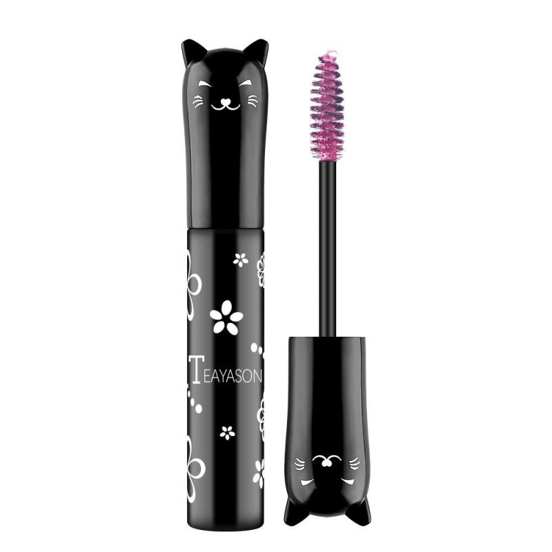 Mascara Long-Lasting Thick Eyelash Smudge-Proof Waterproof Quick-Drying Eyeliner Makeup Gift For Women Contains Plant Squalane Formula -
