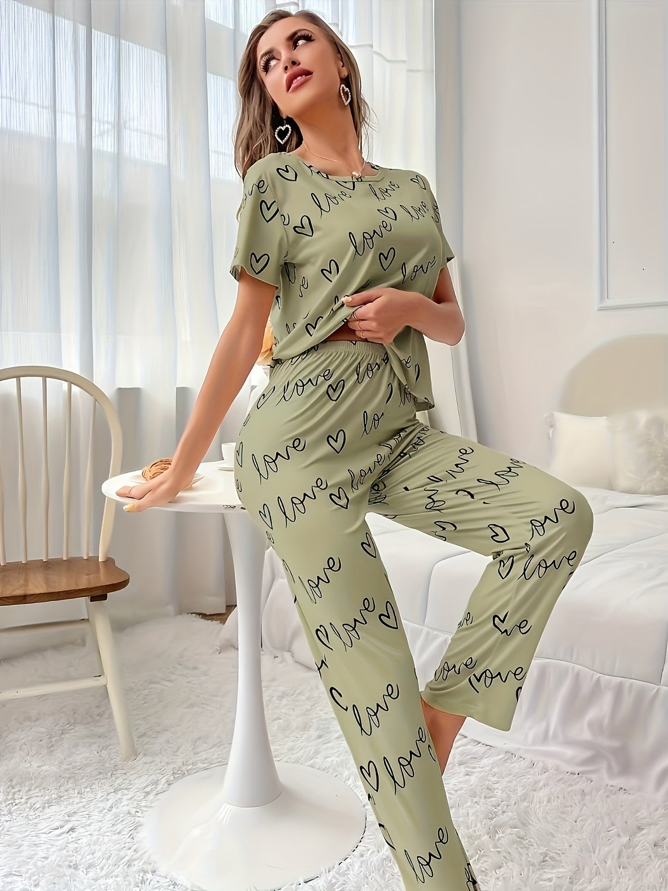 Women's casual pajamas Stay comfy and relaxed with these women's casual home clothes—perfect for lounging in style! -