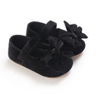 Baby Girls Mary Jane Flats With Bowknot First Walker Shoes Crib Shoes Princess Wedding Party Christmas Dress Shoes -