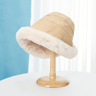 Stay warm and cozy in style with this winter thermal bucket hat! -