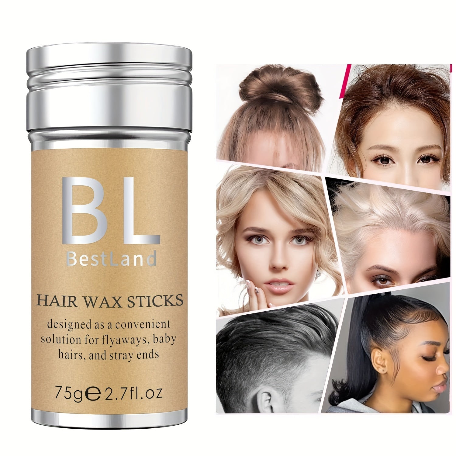 Tame your locks and rock your look with this trusty hair styling wax! -