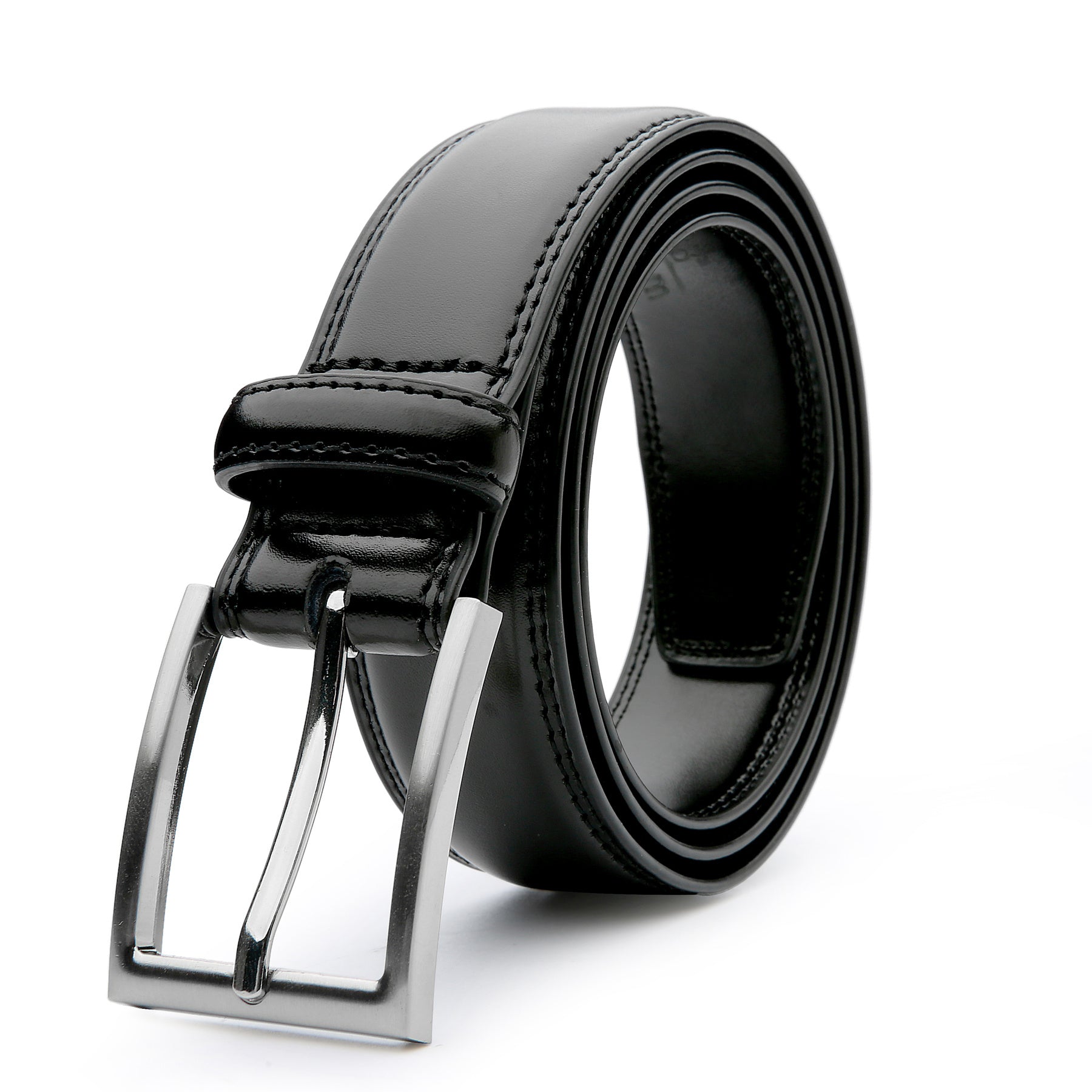 Men's Leather Belt, Fashion & Classic Casual Belt with Single Prong Buckle for Jeans, Pants, Work And Business, Gift for Dad & Husband -