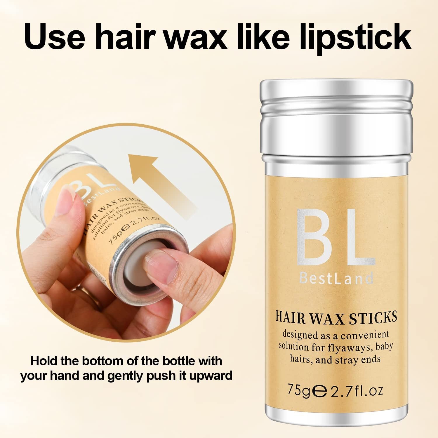 Tame your locks and rock your look with this trusty hair styling wax! -