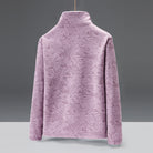 Women's Autumn and Winter Fleece Jacket, Stand Collar Cardigan, Thick Insulated Mink Fleece Outdoor Jacket Sweatshirt, Cold Weather Jacket, Outdoor Wear, Cozy Winter Top, Fleece Cardigan, Women's Cardigan, Long Sleeve Top, Ca -