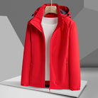 Women's Autumn and Winter Outdoor Sports Casual Warm Fleece Lined Windproof Stand Collar Jacket -