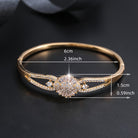 Elegant And Sophisticated Zirconia Bracelet With A Trendy And Minimalist Design, Exuding A Sense Of Luxury And Fashion. -