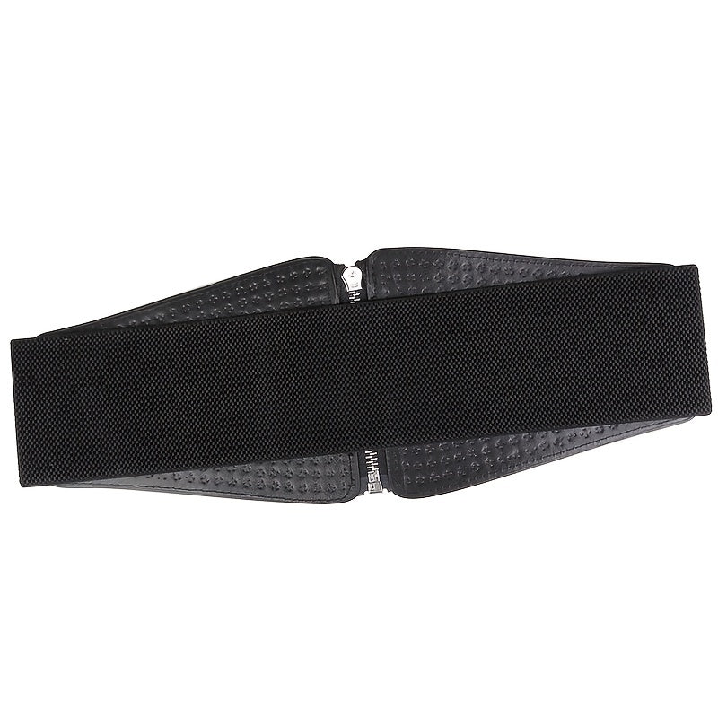 Wide Elastic Studded Belt Female Waist Gothic Plus Size Stretch Girdle Ladies Long Belts For Women Corset Waistband -