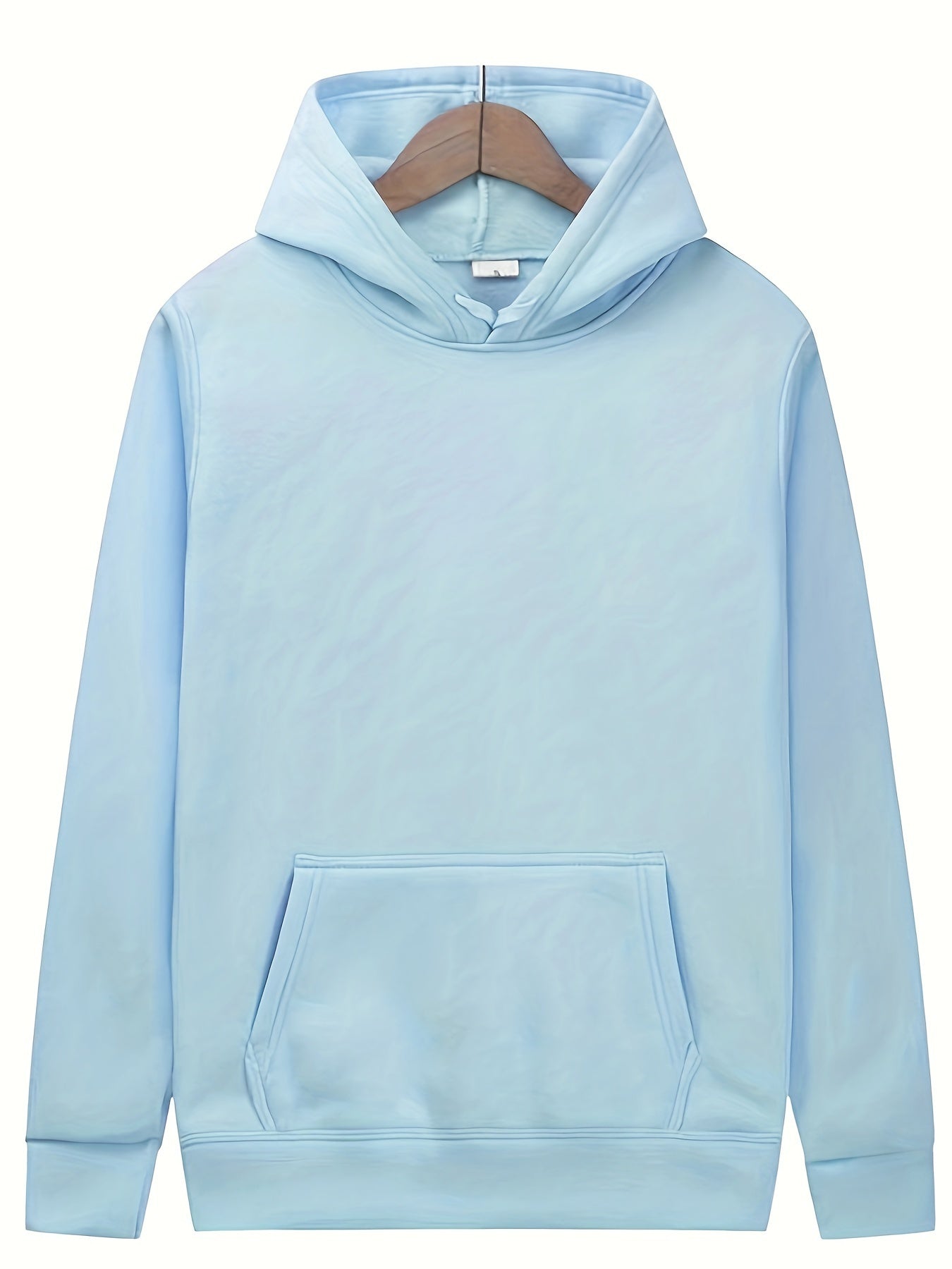 [Best Sellers Hoodies With Pocket] Men's Solid Color Hoodies, Casual Loose Fit Drawstring Hooded Sweatshirt With Pocket Best Sellers -