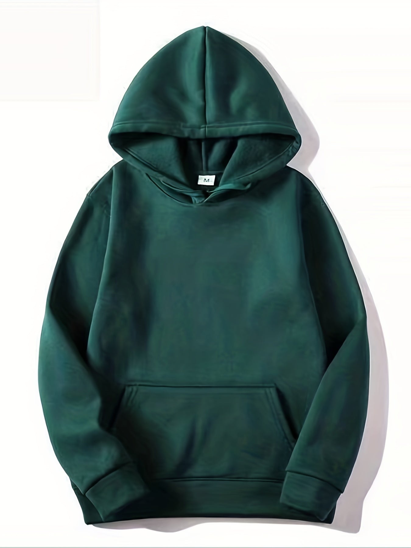 [Best Sellers Hoodies With Pocket] Men's Solid Color Hoodies, Casual Loose Fit Drawstring Hooded Sweatshirt With Pocket Best Sellers -