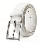 Men's Leather Belt, Fashion & Classic Casual Belt with Single Prong Buckle for Jeans, Pants, Work And Business, Gift for Dad & Husband -