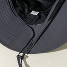 Wide Brim Fisherman Hat - djustable Unise Outdoor Sun Hat with UPN-like Buckle, Breathable -Season for Men & Women, Fishing,W Beach - Black (White Piping) - Hand Wash Only, Bucket Hat, Fishing Hat, Bucket Hat Women, Hats For -