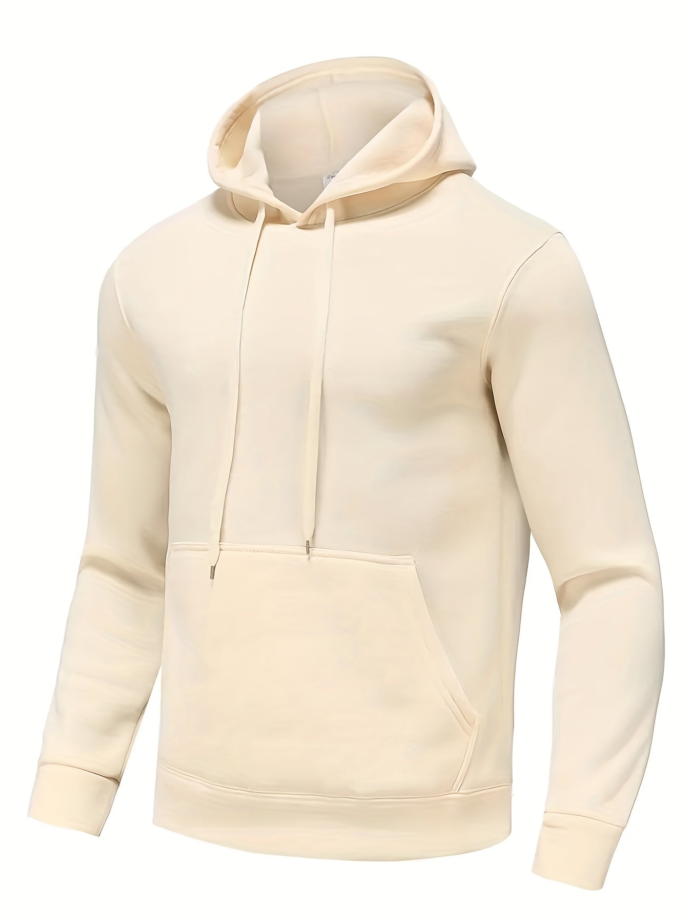[Best Sellers Hoodies With Pocket] Men's Solid Color Hoodies, Casual Loose Fit Drawstring Hooded Sweatshirt With Pocket Best Sellers -