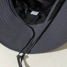 Wide Brim Fisherman Hat - djustable Unise Outdoor Sun Hat with UPN-like Buckle, Breathable -Season for Men & Women, Fishing,W Beach - Black (White Piping) - Hand Wash Only, Bucket Hat, Fishing Hat, Bucket Hat Women, Hats For -