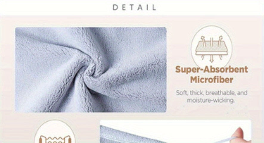 Microfiber Hair Towel Quick Drying Hair Wrap Towel Super Absorbent Hair Drying Cap Soft Headband -