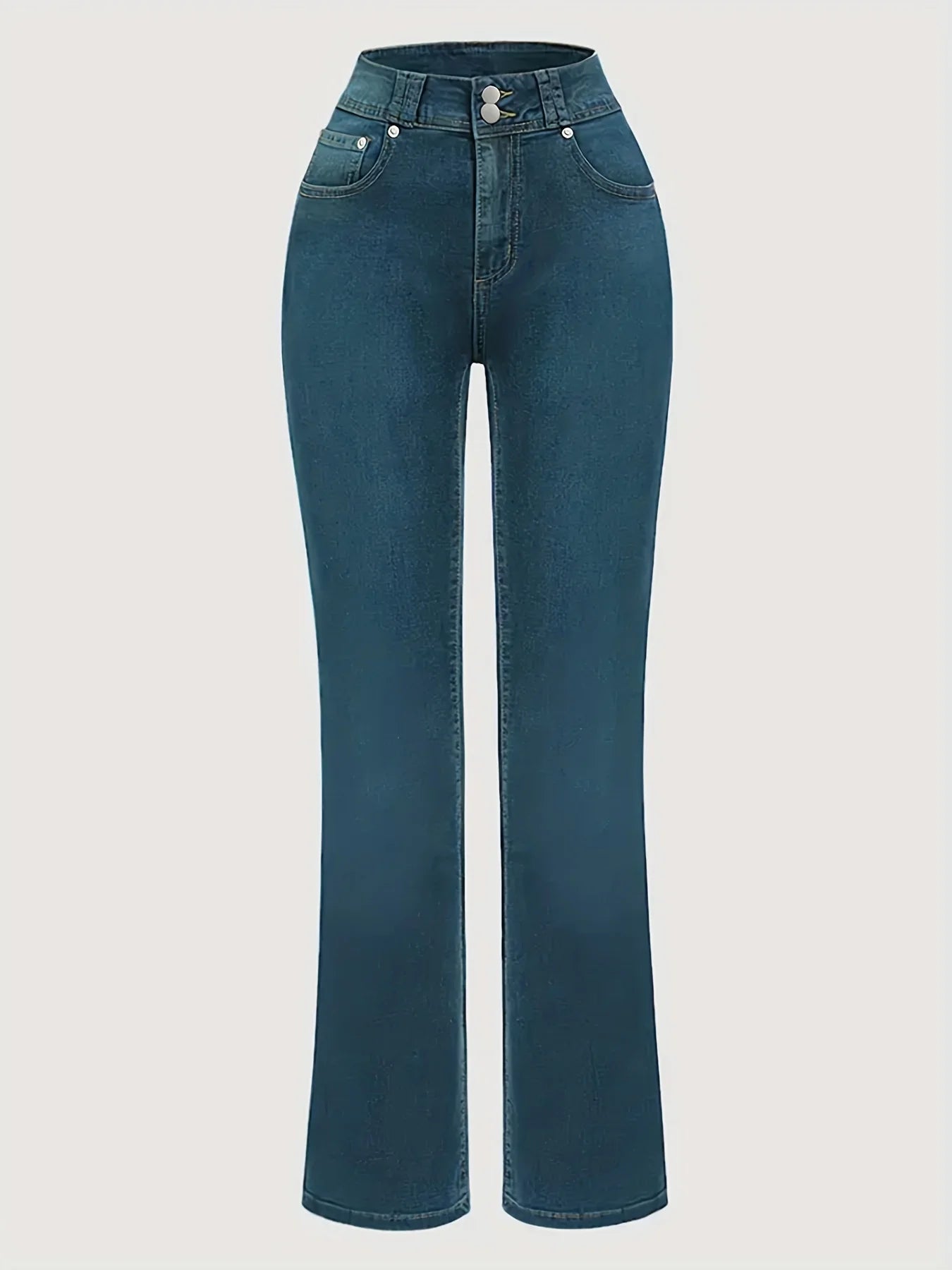 Women's High Waisted Stretchy Bootcut Jeans -