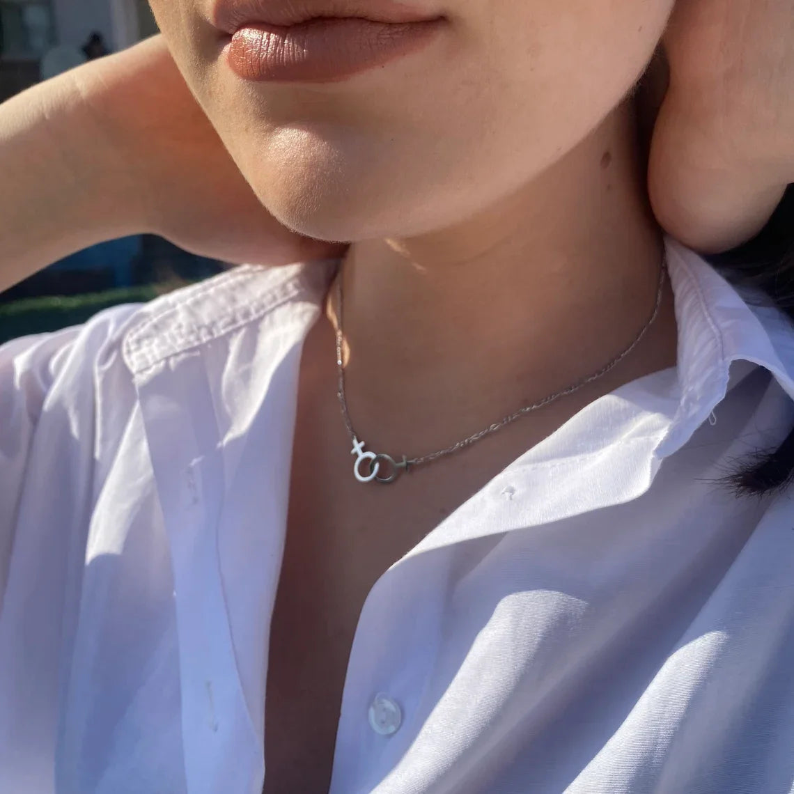 Necklace Figaro Chain Double -