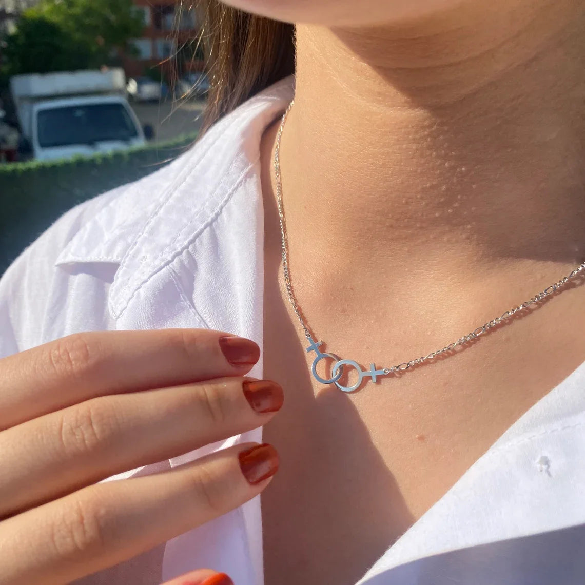 Necklace Figaro Chain Double -
