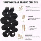 Tape In Human Hair Body Wave Extensions 100% Real Human Hair Skin Weft Adhesive Glue On For Salon High Quality For Black Woman -