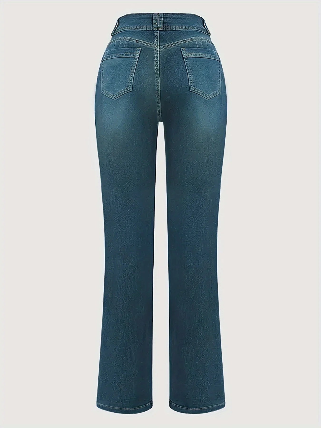 Women's High Waisted Stretchy Bootcut Jeans -