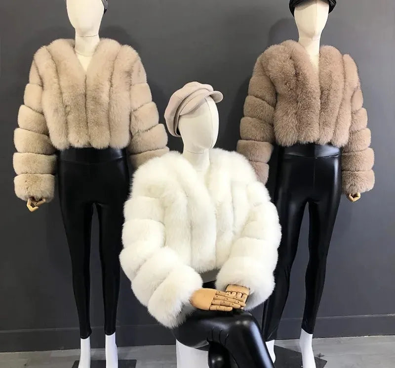 Knitted Fur Coat -