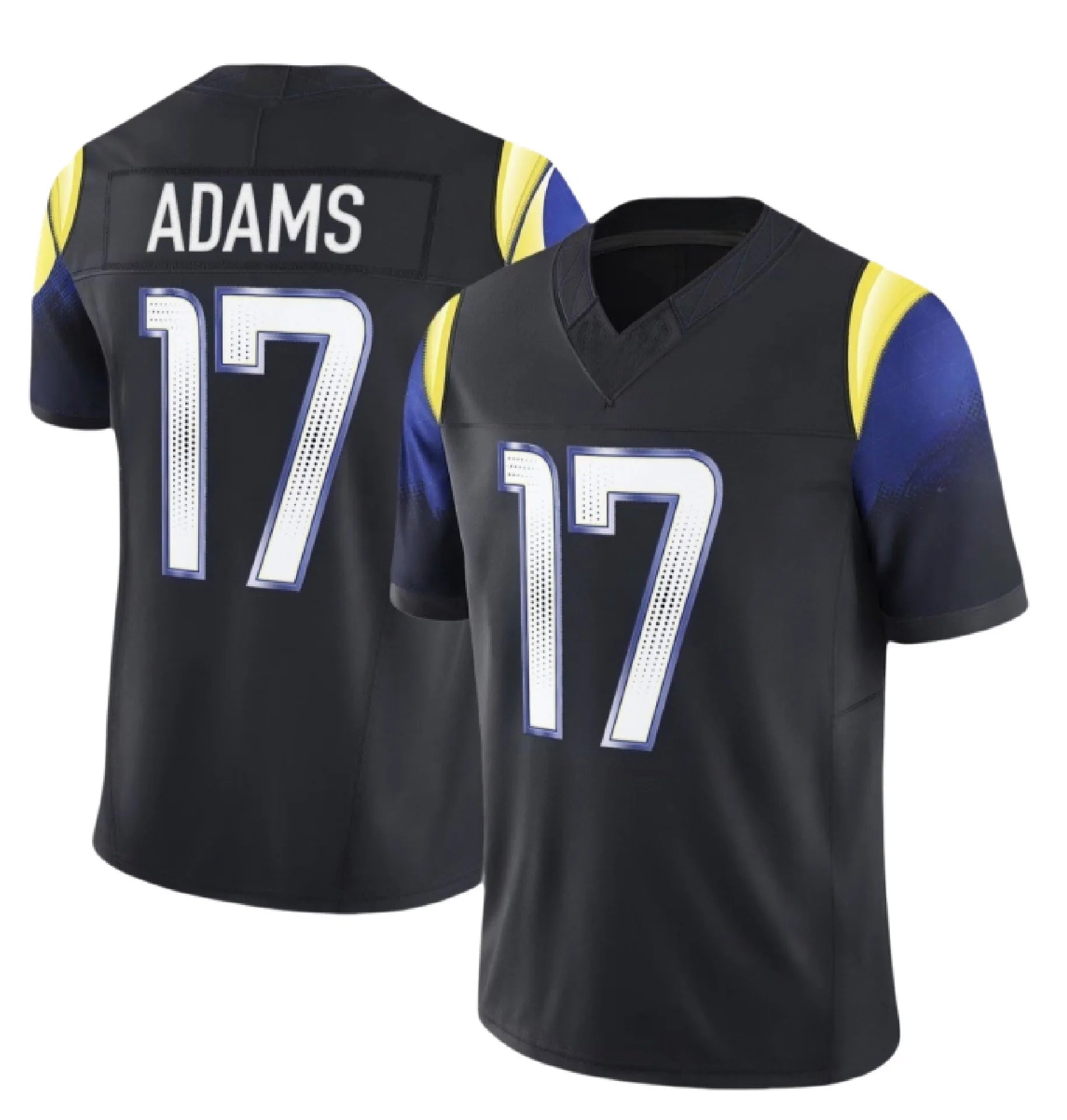 Los Angeles Rams Jeserys 12# Puka Nacua 17# Adams 8# Verse 99# Donald 9#Stafford -