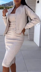Cardigan Two Piece Set -