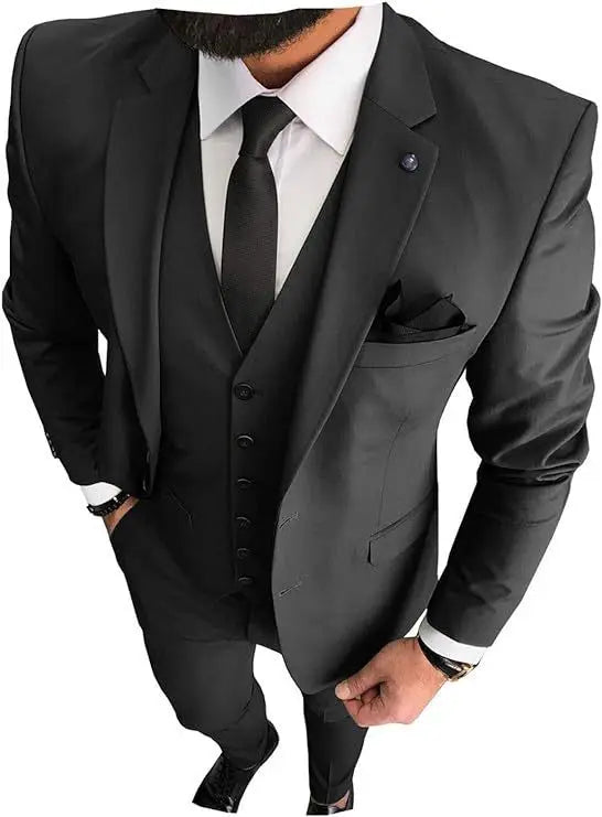 Tailor Made Suits for Men - Slim Fit Business and Wedding Suit -