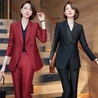 Lady Formal Trouser Office Business Pants Wear Woman Suit -