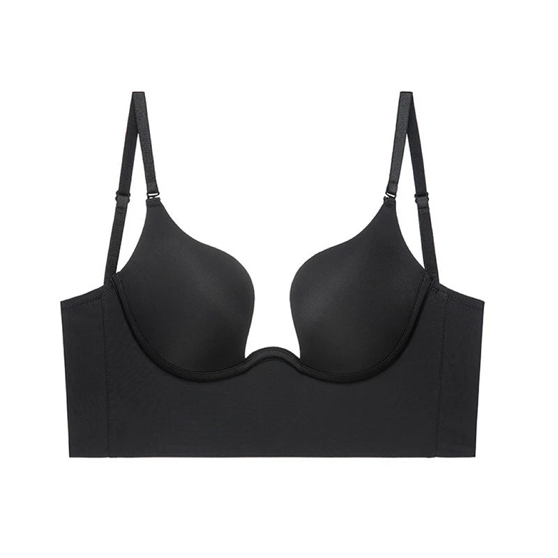 Wholesale French Style Underwire Female Small 32 34 36 38 ABC Boobs Fixed Cup Gathered U-shaped Sexy Back Push-up Lingeries Bra -