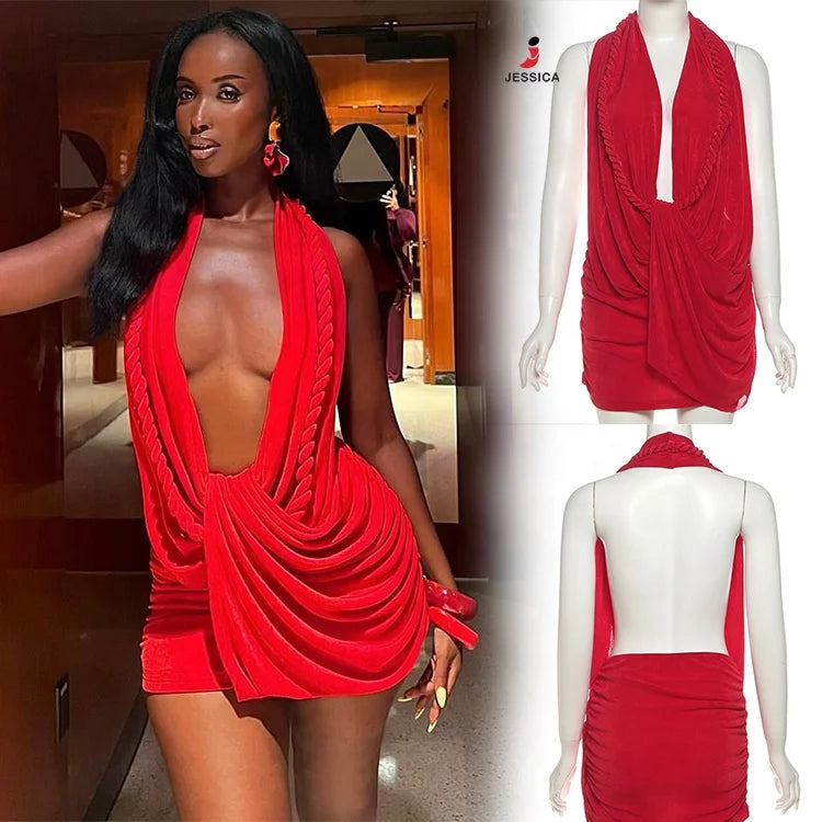 V Neck Dress -
