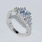 Exquisite Fashion Silver Color Engagement Rings -