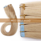 S-noilite Tape In Human Hair Extensions 2.5g/pc Straight Glue In Real Hair Extensions Human Hair Seamless Invisible Double Sides -