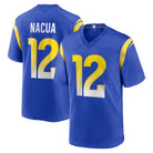 Los Angeles Rams Jeserys 12# Puka Nacua 17# Adams 8# Verse 99# Donald 9#Stafford -