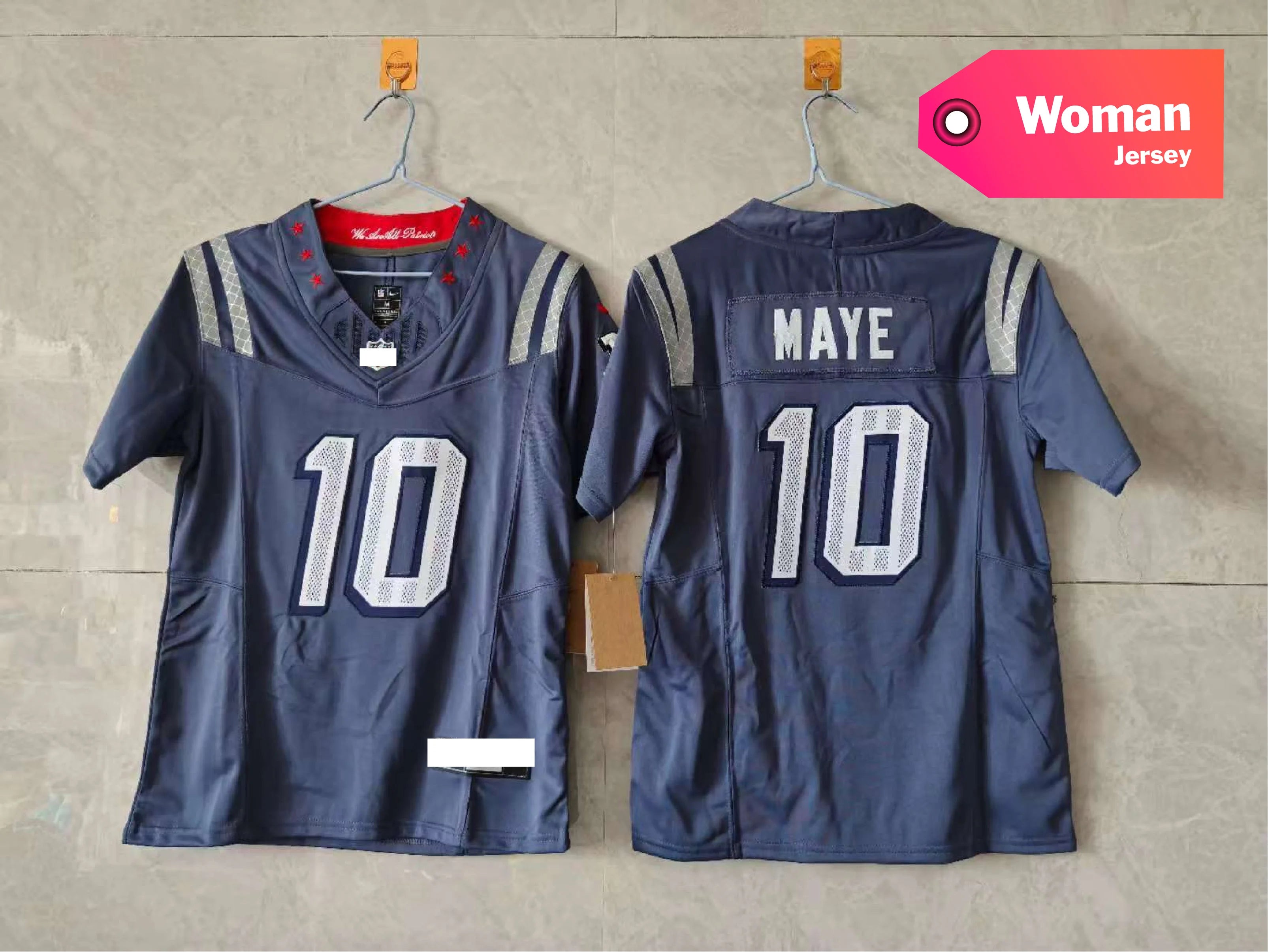 Women's Jersey New England 10 Derek Maye Stitched -