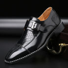 Italian Loafers for Men - Leather Slip-On Dress Shoes -