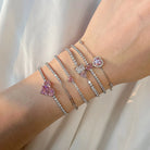 Sterling Silver Tennis Bracelet -