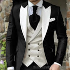 Slim Fit Suit for Men - Elegant 3 Piece Wedding Tuxedo Set -