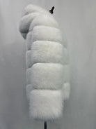 Fox Fur With Hood -
