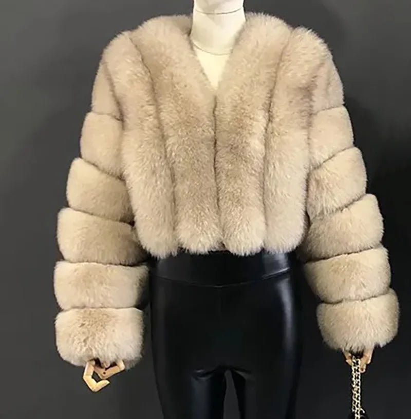 Knitted Fur Coat -