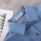 High Quality Two-Piece Girls Clothing Set Short Sleeve Denim Tops and Polka Dots Sling Dress for Summer Custom ODM Design -