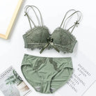 Women Lace Bra & Underwear Set (wireless padded) -