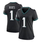 Women's Philadelphia 26 Saquon Barkley 1 Jalen Hurts 33 DeJean Football Jerseys Stitched Jerseys -