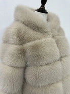 Fox Fur With Hood -