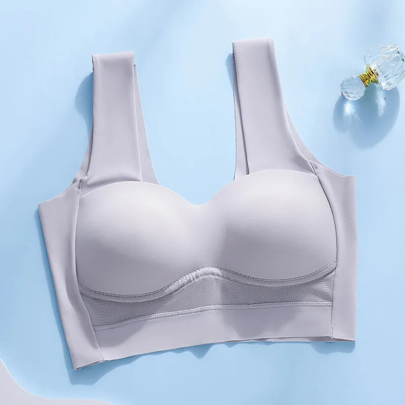 Ice Silk Seamless Plus Size Sports Brah -